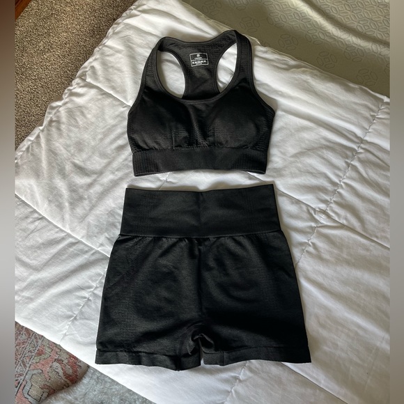 Pants - Black workout set